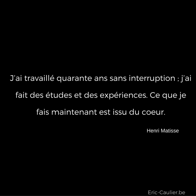 Henri Matisse Citation