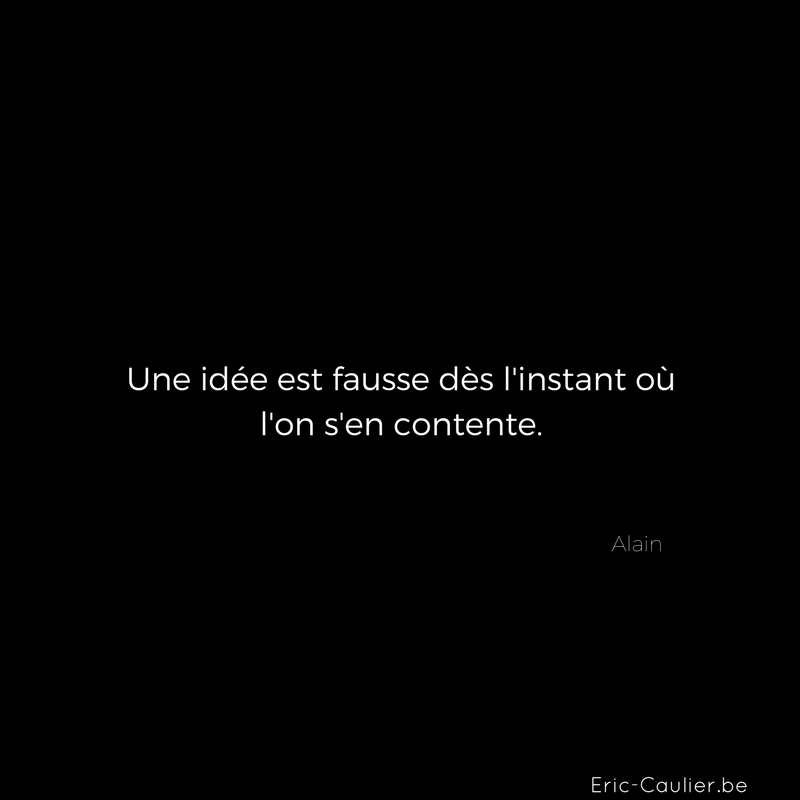 Citation de Alain